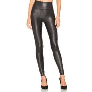 Spanx Black Faux Leather Leggings - XS/S